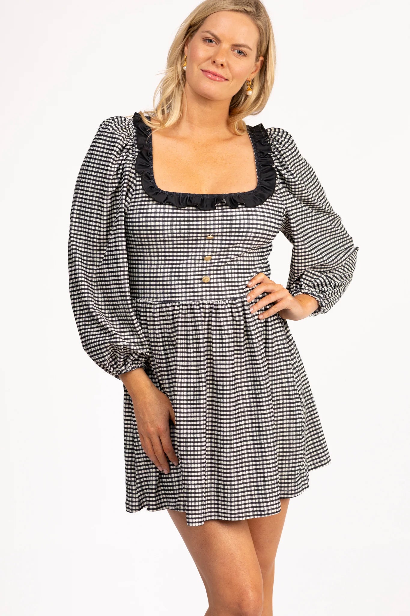 Beatrice Dress | French Gingham