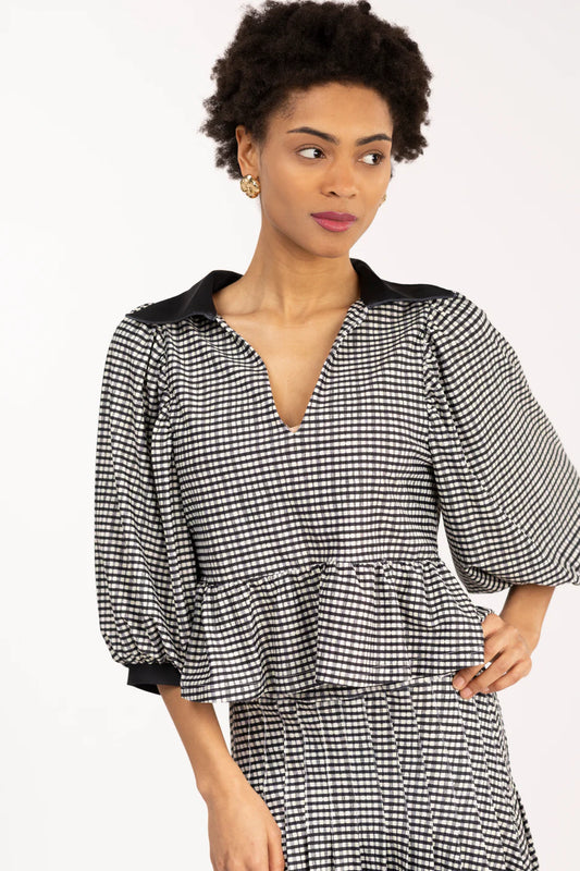 Wren Top | French Gingham