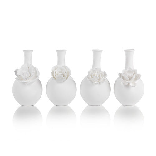 Cameo Long Neck Bud Vases